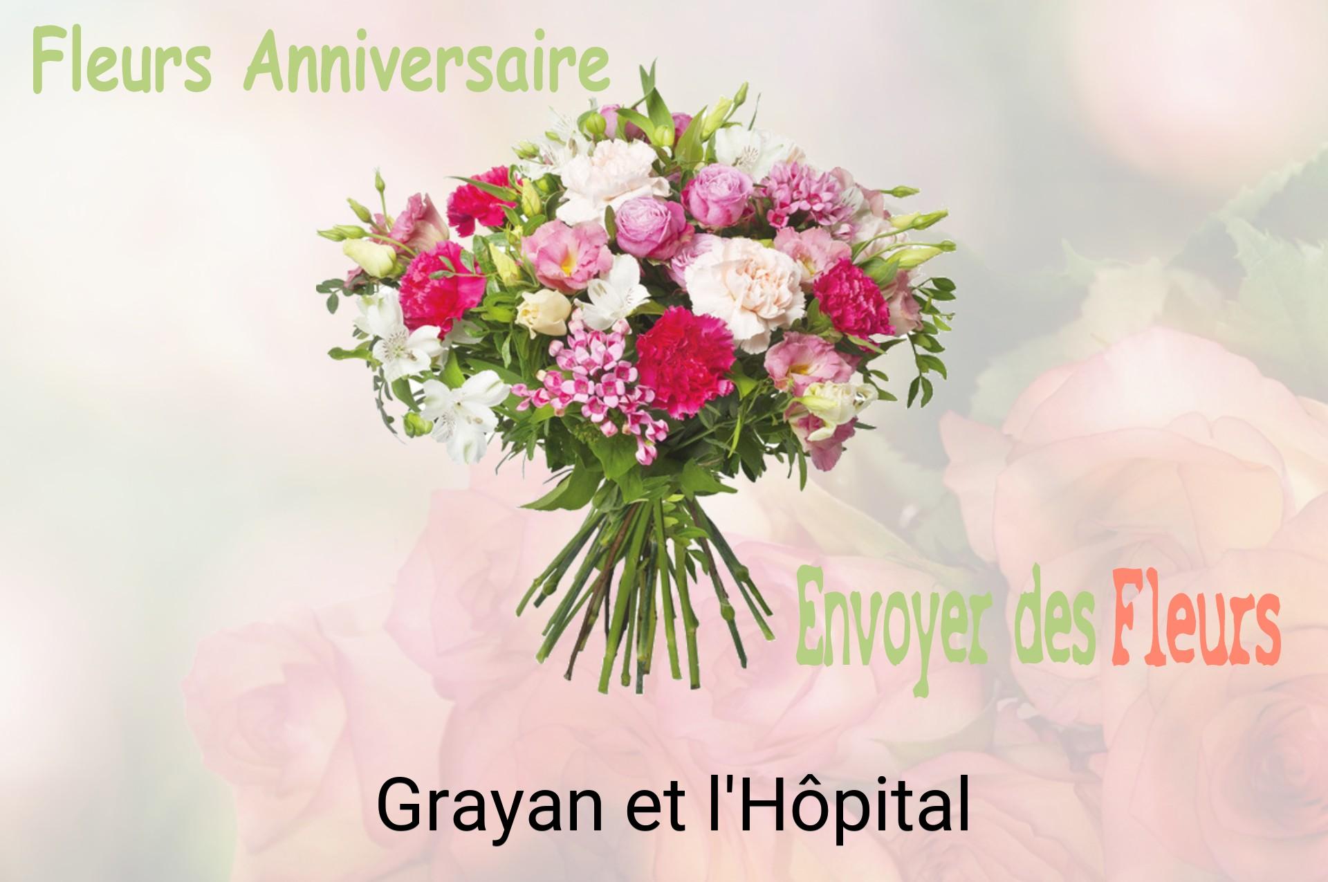 Bouquet de fleurs d’anniversaire livré à Grayan-et-l'Hôpital